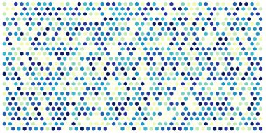 Altıgen kılavuz arka plan doku deseninin renkli. Petek vektör arka plan. İzometrik geometri. En boy oranı 2:1