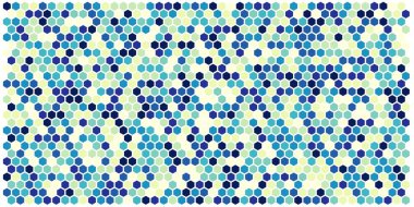 Altıgen kılavuz arka plan doku deseninin renkli. Petek vektör arka plan. İzometrik geometri. En boy oranı 2:1