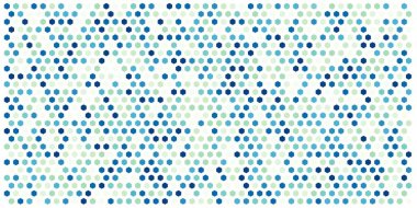 Altıgen kılavuz arka plan doku deseninin renkli. Petek vektör arka plan. İzometrik geometri. En boy oranı 2:1