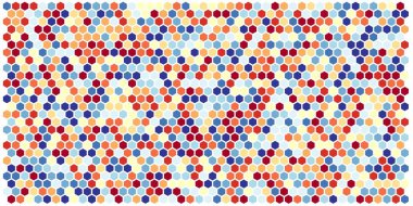 Altıgen kılavuz arka plan doku deseninin renkli. Petek vektör arka plan. İzometrik geometri. En boy oranı 2:1