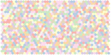 Altıgen kılavuz arka plan doku deseninin renkli. Petek vektör arka plan. İzometrik geometri. En boy oranı 2:1