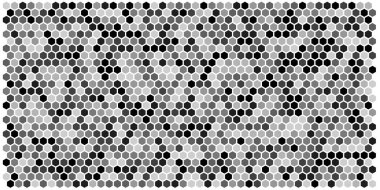 Altıgen kılavuz arka plan doku deseninin renkli. Petek vektör arka plan. İzometrik geometri. En boy oranı 2:1