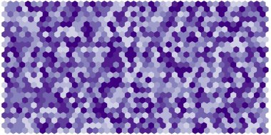 Altıgen kılavuz arka plan doku deseninin renkli. Petek vektör arka plan. İzometrik geometri. En boy oranı 2:1