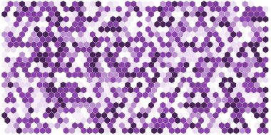 Altıgen kılavuz arka plan doku deseninin renkli. Petek vektör arka plan. İzometrik geometri. En boy oranı 2:1