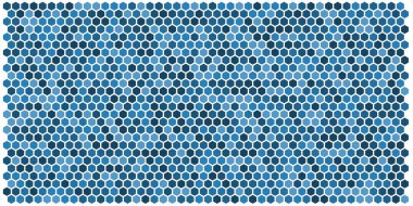 Altıgen kılavuz arka plan doku deseninin renkli. Petek vektör arka plan. İzometrik geometri. En boy oranı 2:1