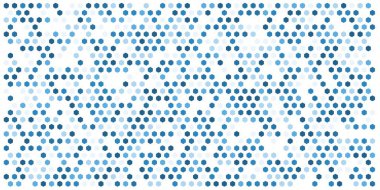 Altıgen kılavuz arka plan doku deseninin renkli. Petek vektör arka plan. İzometrik geometri. En boy oranı 2:1