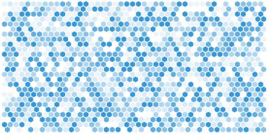 Altıgen kılavuz arka plan doku deseninin renkli. Petek vektör arka plan. İzometrik geometri. En boy oranı 2:1