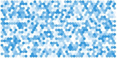 Altıgen kılavuz arka plan doku deseninin renkli. Petek vektör arka plan. İzometrik geometri. En boy oranı 2:1