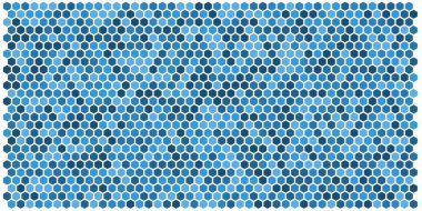 Altıgen kılavuz arka plan doku deseninin renkli. Petek vektör arka plan. İzometrik geometri. En boy oranı 2:1