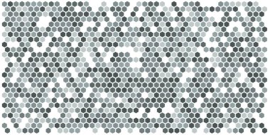 Altıgen kılavuz arka plan doku deseninin renkli. Petek vektör arka plan. İzometrik geometri. En boy oranı 2:1