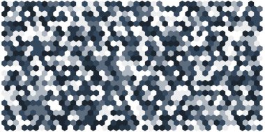 Altıgen kılavuz arka plan doku deseninin renkli. Petek vektör arka plan. İzometrik geometri. En boy oranı 2:1