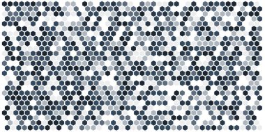 Altıgen kılavuz arka plan doku deseninin renkli. Petek vektör arka plan. İzometrik geometri. En boy oranı 2:1