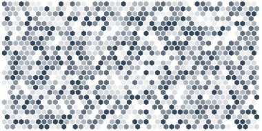 Altıgen kılavuz arka plan doku deseninin renkli. Petek vektör arka plan. İzometrik geometri. En boy oranı 2:1