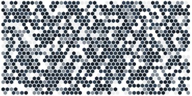 Altıgen kılavuz arka plan doku deseninin renkli. Petek vektör arka plan. İzometrik geometri. En boy oranı 2:1