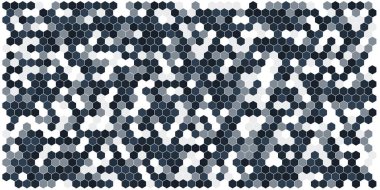 Altıgen kılavuz arka plan doku deseninin renkli. Petek vektör arka plan. İzometrik geometri. En boy oranı 2:1