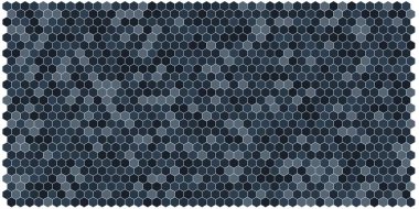 Altıgen kılavuz arka plan doku deseninin renkli. Petek vektör arka plan. İzometrik geometri. En boy oranı 2:1