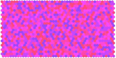 Altıgen kılavuz arka plan doku deseninin renkli. Petek vektör arka plan. İzometrik geometri. En boy oranı 2:1