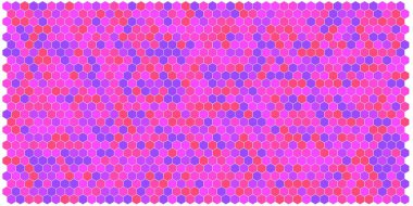 Altıgen kılavuz arka plan doku deseninin renkli. Petek vektör arka plan. İzometrik geometri. En boy oranı 2:1