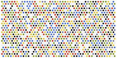 Altıgen kılavuz arka plan doku deseninin renkli. Petek vektör arka plan. İzometrik geometri. En boy oranı 2:1