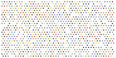 Altıgen kılavuz arka plan doku deseninin renkli. Petek vektör arka plan. İzometrik geometri. En boy oranı 2:1