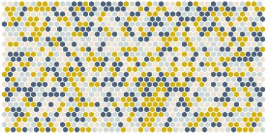 Altıgen kılavuz arka plan doku deseninin renkli. Petek vektör arka plan. İzometrik geometri. En boy oranı 2:1