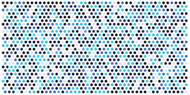 Altıgen kılavuz arka plan doku deseninin renkli. Petek vektör arka plan. İzometrik geometri. En boy oranı 2:1