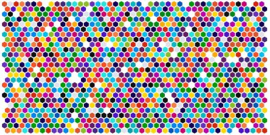 Altıgen kılavuz arka plan doku deseninin renkli. Petek vektör arka plan. İzometrik geometri. En boy oranı 2:1