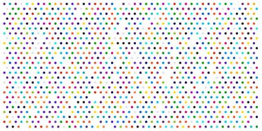 Altıgen kılavuz arka plan doku deseninin renkli. Petek vektör arka plan. İzometrik geometri. En boy oranı 2:1