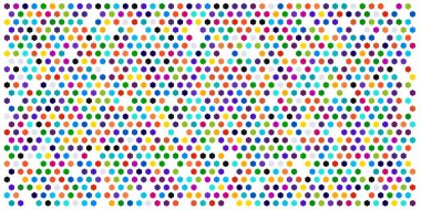 Altıgen kılavuz arka plan doku deseninin renkli. Petek vektör arka plan. İzometrik geometri. En boy oranı 2:1