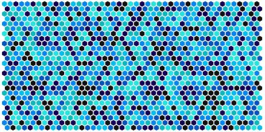 Altıgen kılavuz arka plan doku deseninin renkli. Petek vektör arka plan. İzometrik geometri. En boy oranı 2:1