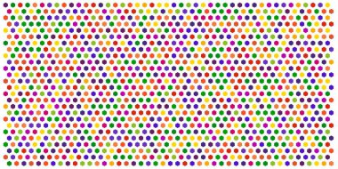 Altıgen kılavuz arka plan doku deseninin renkli. Petek vektör arka plan. İzometrik geometri. En boy oranı 2:1