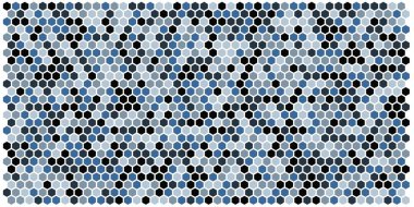 Altıgen kılavuz arka plan doku deseninin renkli. Petek vektör arka plan. İzometrik geometri. En boy oranı 2:1