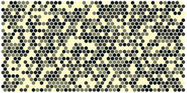 Altıgen kılavuz arka plan doku deseninin renkli. Petek vektör arka plan. İzometrik geometri. En boy oranı 2:1