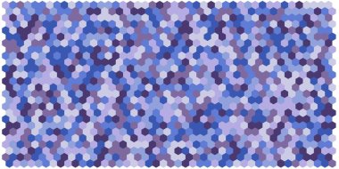 Altıgen kılavuz arka plan doku deseninin renkli. Petek vektör arka plan. İzometrik geometri. En boy oranı 2:1