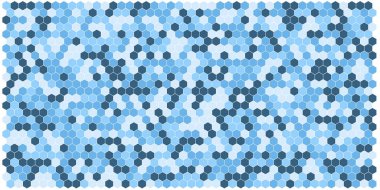 Altıgen kılavuz arka plan doku deseninin renkli. Petek vektör arka plan. İzometrik geometri. En boy oranı 2:1