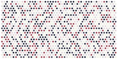 Altıgen kılavuz arka plan doku deseninin renkli. Petek vektör arka plan. İzometrik geometri. En boy oranı 2:1