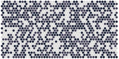 Altıgen kılavuz arka plan doku deseninin renkli. Petek vektör arka plan. İzometrik geometri. En boy oranı 2:1