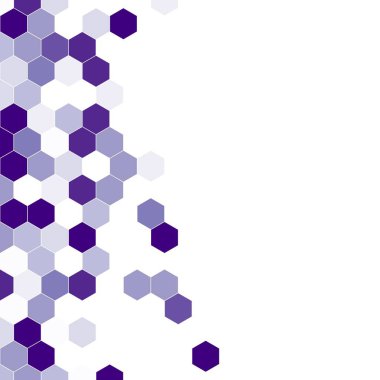 Grenli desen altıgenler renkli oluşur. Petek vektör arka plan. İzometrik geometri soyutlama. En boy oranı 1:1