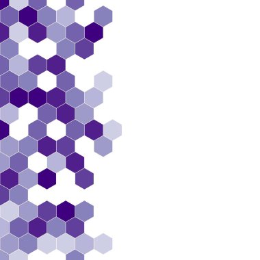 Grenli desen altıgenler renkli oluşur. Petek vektör arka plan. İzometrik geometri soyutlama. En boy oranı 1:1