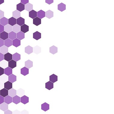 Grenli desen altıgenler renkli oluşur. Petek vektör arka plan. İzometrik geometri soyutlama. En boy oranı 1:1