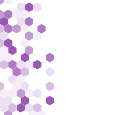 Grenli desen altıgenler renkli oluşur. Petek vektör arka plan. İzometrik geometri soyutlama. En boy oranı 1:1