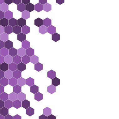 Grenli desen altıgenler renkli oluşur. Petek vektör arka plan. İzometrik geometri soyutlama. En boy oranı 1:1