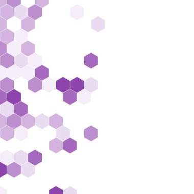 Grenli desen altıgenler renkli oluşur. Petek vektör arka plan. İzometrik geometri soyutlama. En boy oranı 1:1