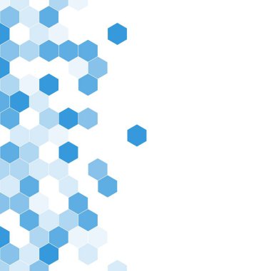 Grenli desen altıgenler renkli oluşur. Petek vektör arka plan. İzometrik geometri soyutlama. En boy oranı 1:1