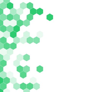 Grenli desen altıgenler renkli oluşur. Petek vektör arka plan. İzometrik geometri soyutlama. En boy oranı 1:1