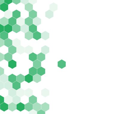 Grenli desen altıgenler renkli oluşur. Petek vektör arka plan. İzometrik geometri soyutlama. En boy oranı 1:1