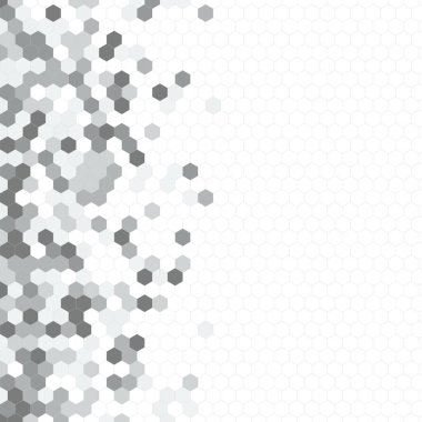 Grenli desen altıgenler renkli oluşur. Petek vektör arka plan. İzometrik geometri soyutlama. En boy oranı 1:1