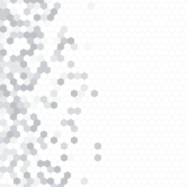 Grenli desen altıgenler renkli oluşur. Petek vektör arka plan. İzometrik geometri soyutlama. En boy oranı 1:1