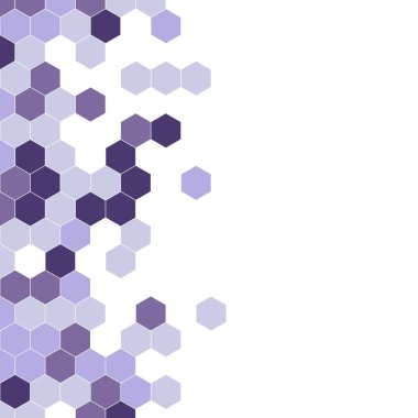 Grenli desen altıgenler renkli oluşur. Petek vektör arka plan. İzometrik geometri soyutlama. En boy oranı 1:1