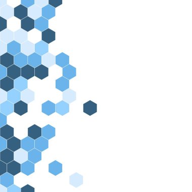 Grenli desen altıgenler renkli oluşur. Petek vektör arka plan. İzometrik geometri soyutlama. En boy oranı 1:1